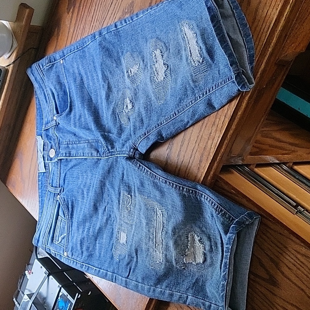 Refinery Republic distressed Jean shorts